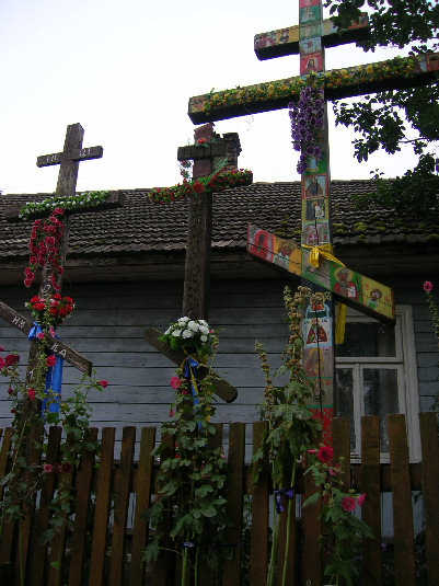 Orthodoxy crosses, Mieleszki village